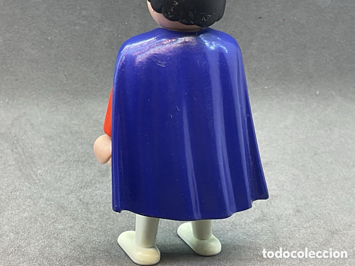 Playmobil: ACCESORIO PLAYMOBIL. CAPA LARGA COLOR AZUL.