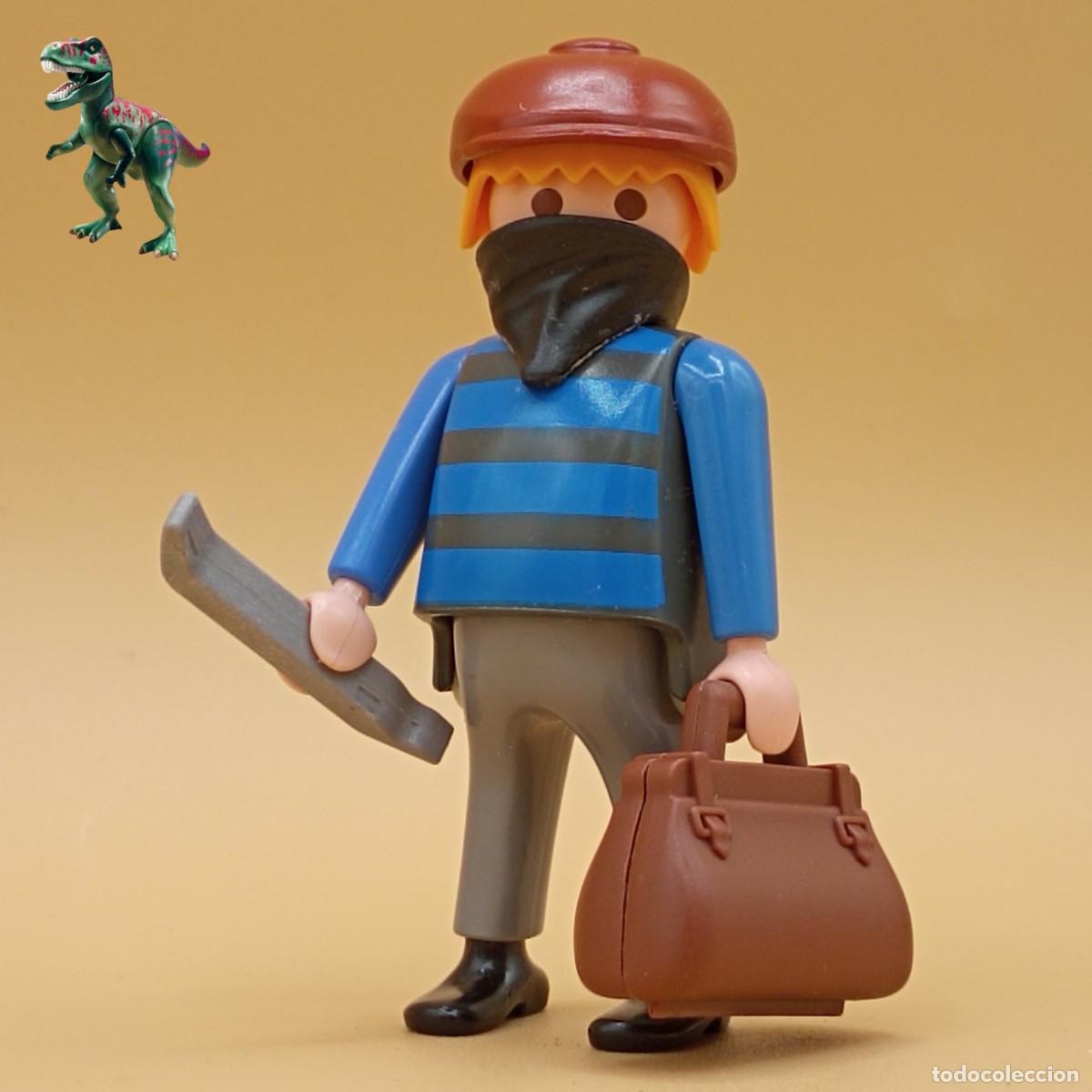 Playmobil: Playmobil figura ladron delincuente criminal urbano ciudad city life victoriano