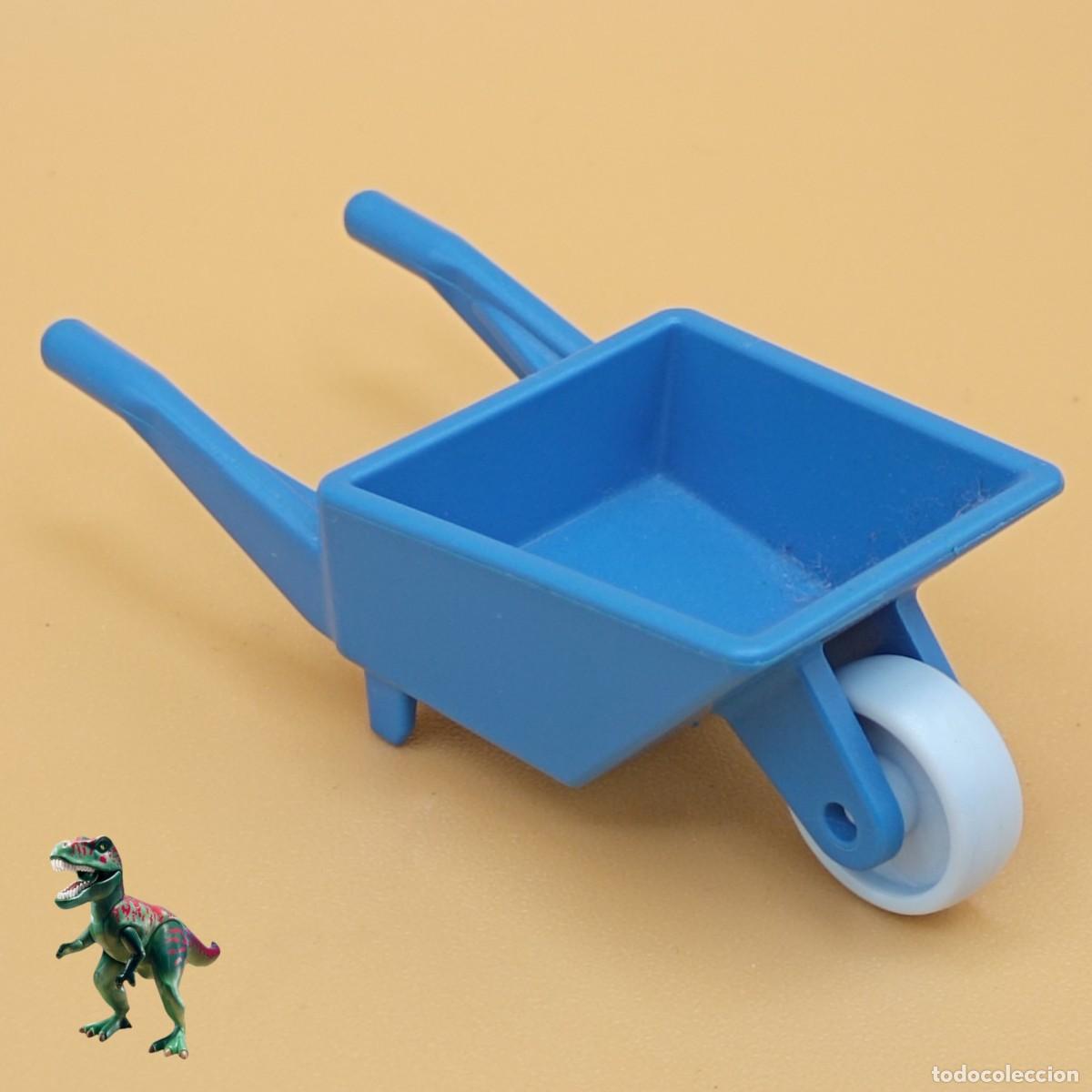Playmobil: Playmobil carretilla peque&ntilde;a azul infantil 3120 4069 4131 4159 5684 5893 6927 9262 9277
