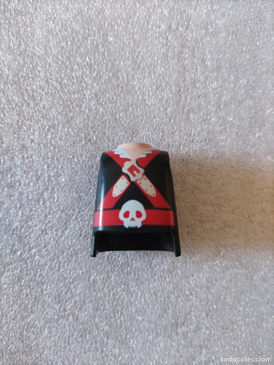 Playmobil: Torso negro y rojo piratas Recambios Playmobil