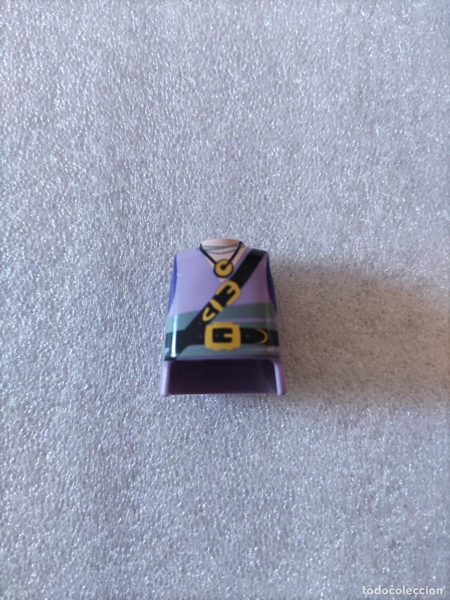 Playmobil: Torso hombre morado piratas Recambios Playmobil