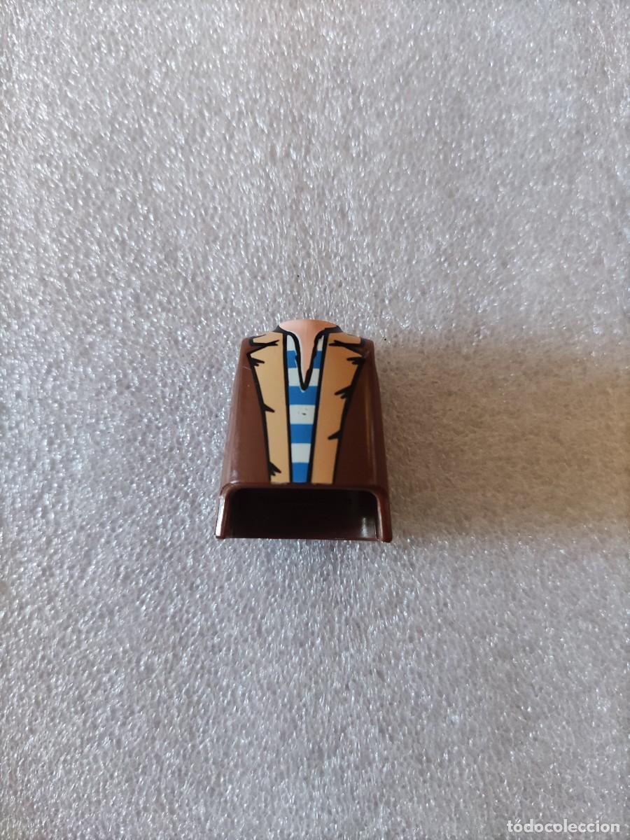 Playmobil: Torso hombre marr&oacute;n piratas Recambios Playmobil