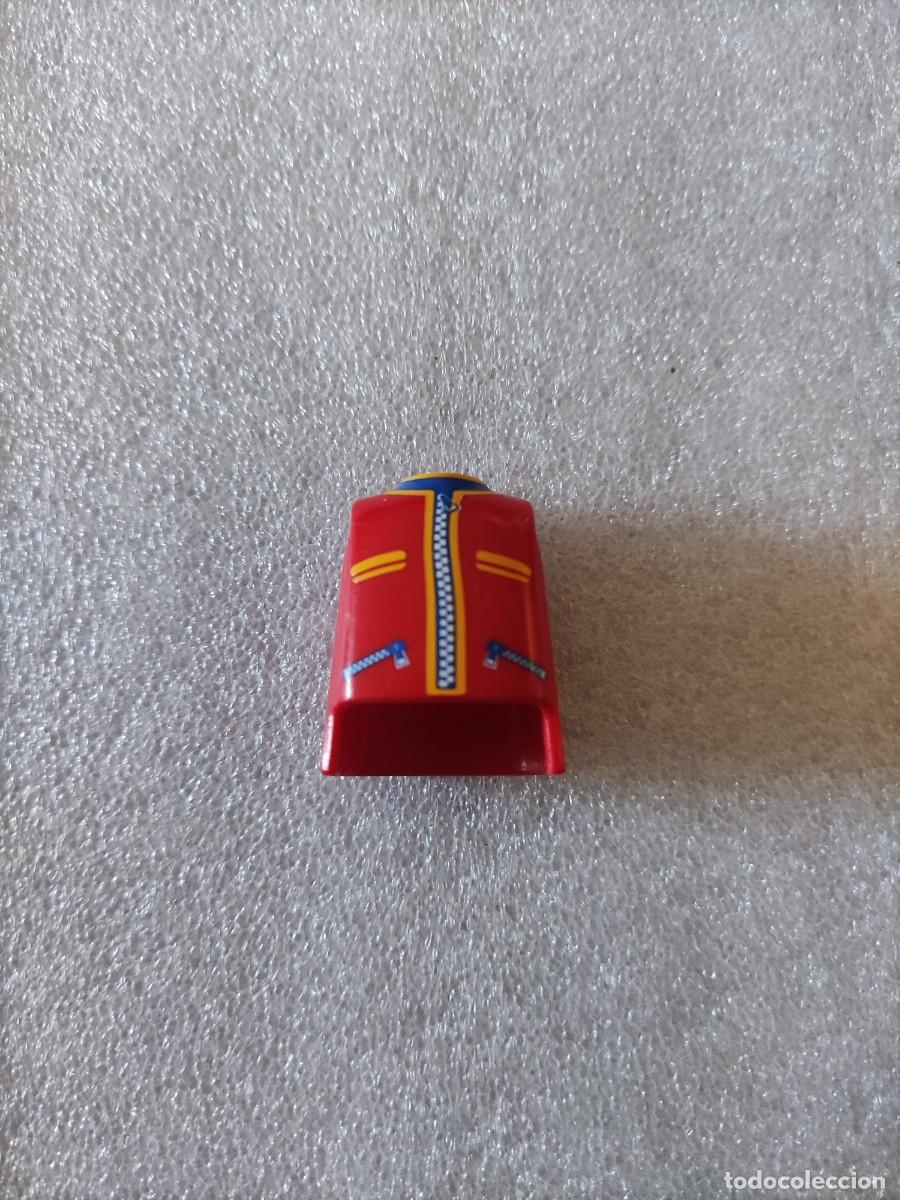 Playmobil: Torso hombre rojo y amarillo Recambios Playmobil