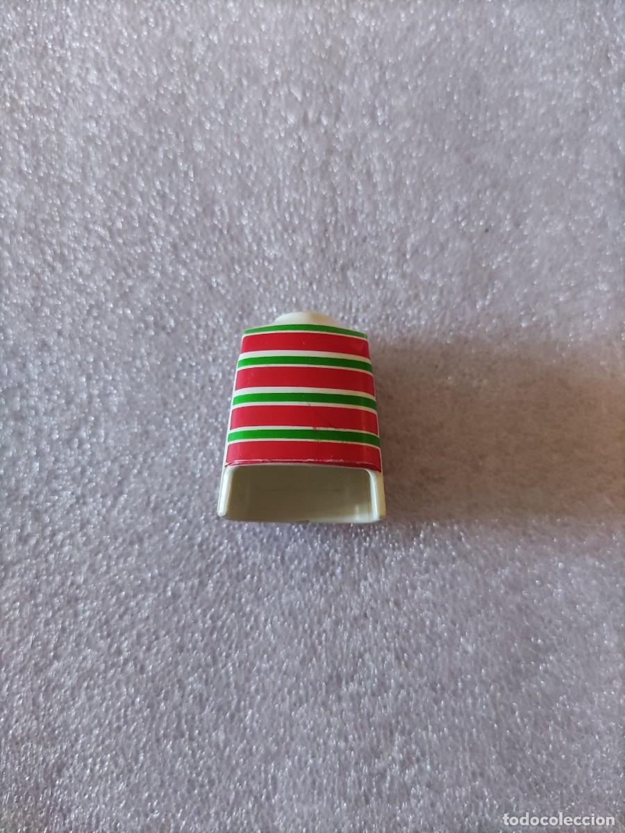 Playmobil: Torso hombre blanco rojo y verde Recambios Playmobil