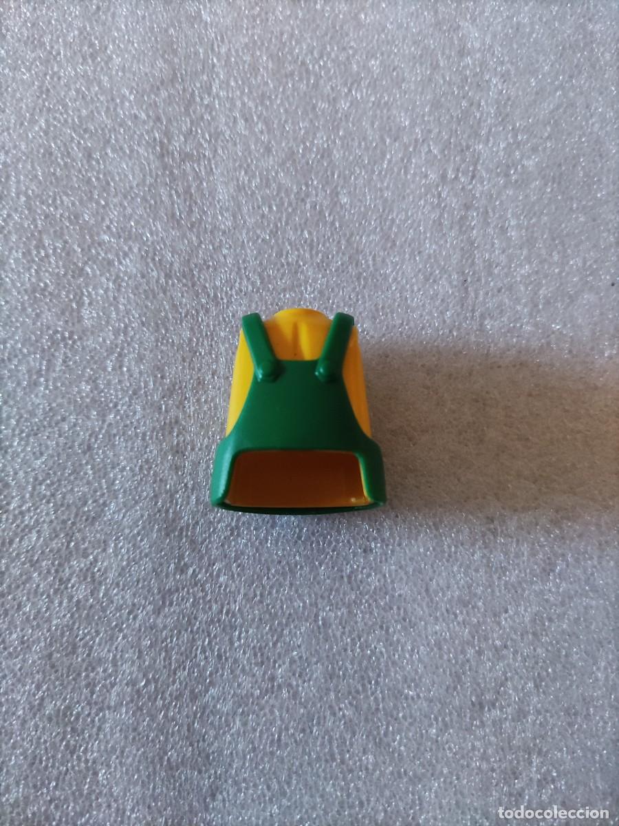 Playmobil: Torso hombre amarillo peto verde Recambios Playmobil