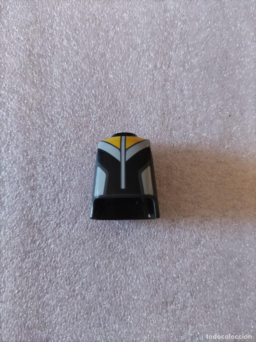 Playmobil: Torso hombre negro gris amarillo Recambios Playmobil