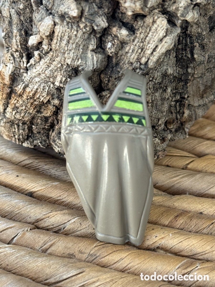 Playmobil: Playmobil Poncho gris y verde Oeste Western