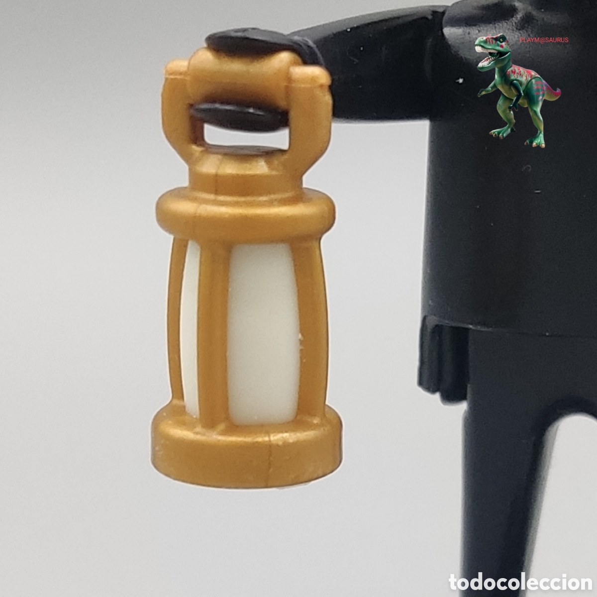 Playmobil: Playmobil lampara linterna candil dorada luz de mano ama de llaves pirata sereno guardia escritorio