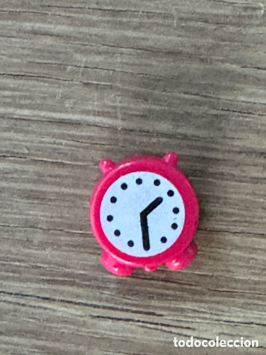 Playmobil: Playmobil reloj despertador rojo miniatura