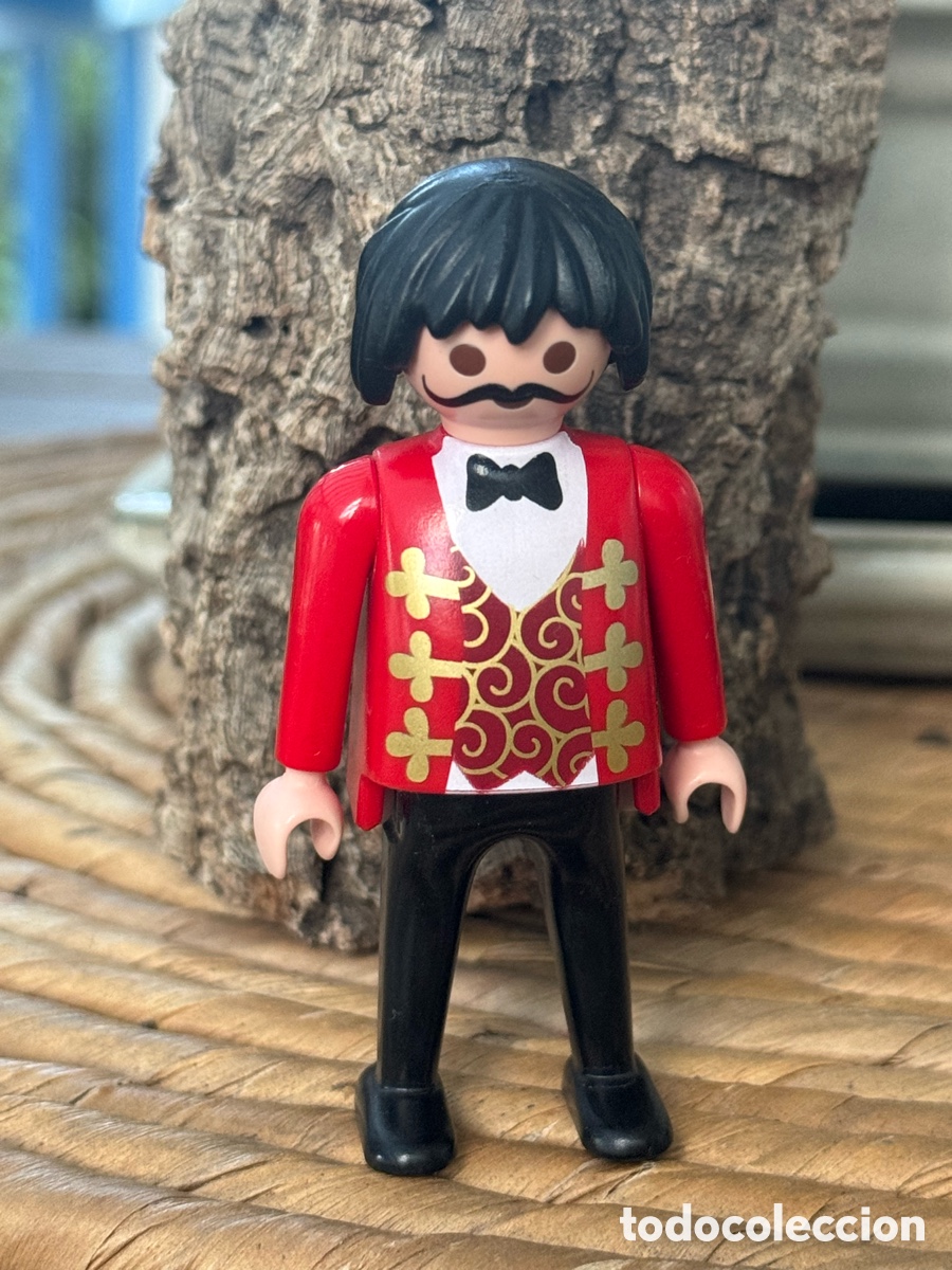 Playmobil: Playmobil figura maestro ceremonias circo domador