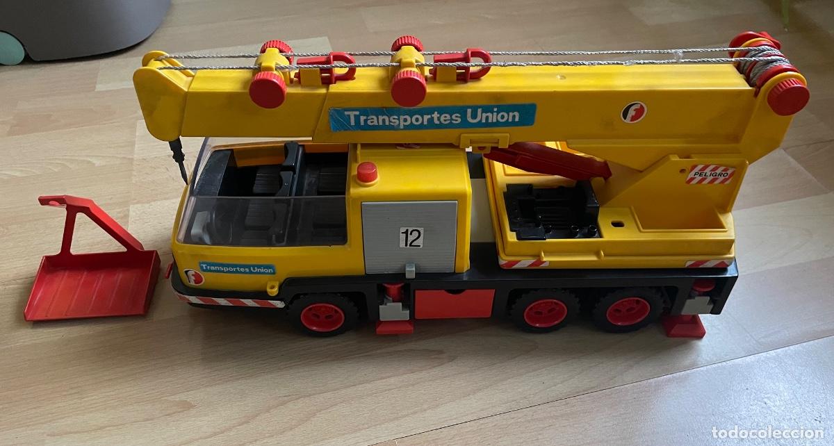 Playmobil: Playmobil Cami&oacute;n Gr&uacute;a Amarillo A&ntilde;os 80
