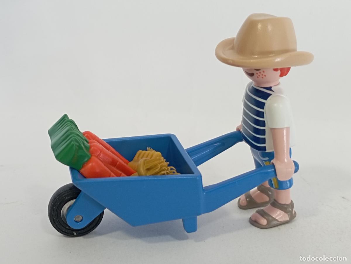 Playmobil: PLAYMOBIL FIGURA NI&Ntilde;O CON CARRETILLA