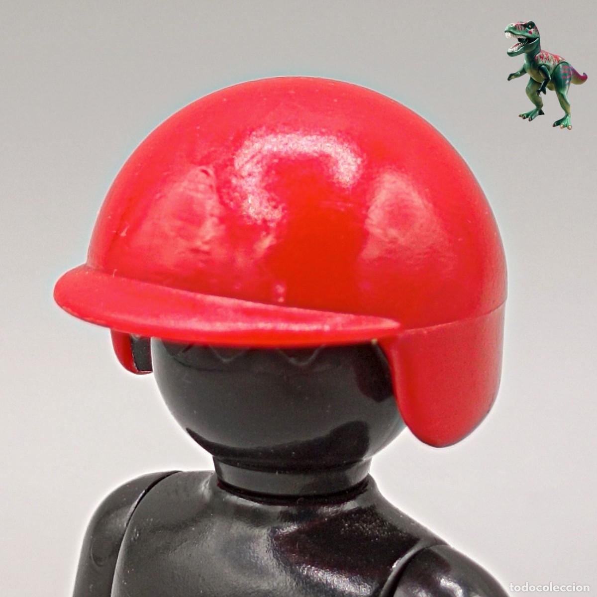 Playmobil: Playmobil casco de moto rojo motocicleta motorista motero beisbol piloto de kart 3302 3565 3575