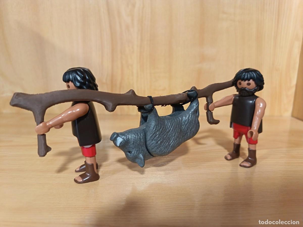 Playmobil: Playmobil palo y gomas para el transporte de jabali ( figuras no incluidas )