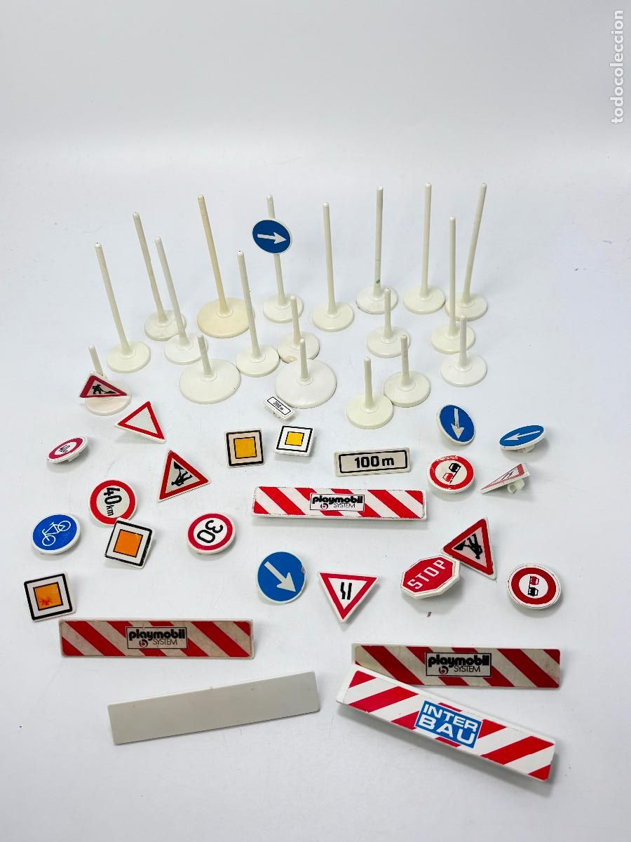 Playmobil: Playmobil lote se&ntilde;al obra - Foto 1