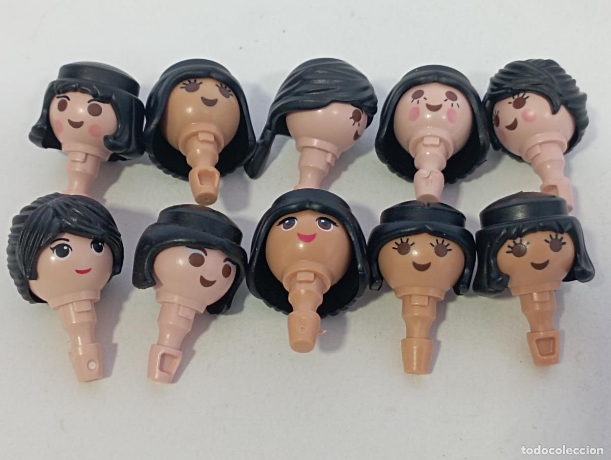 Playmobil: PLAYMOBIL 10 PELUCAS CON CABEZAS