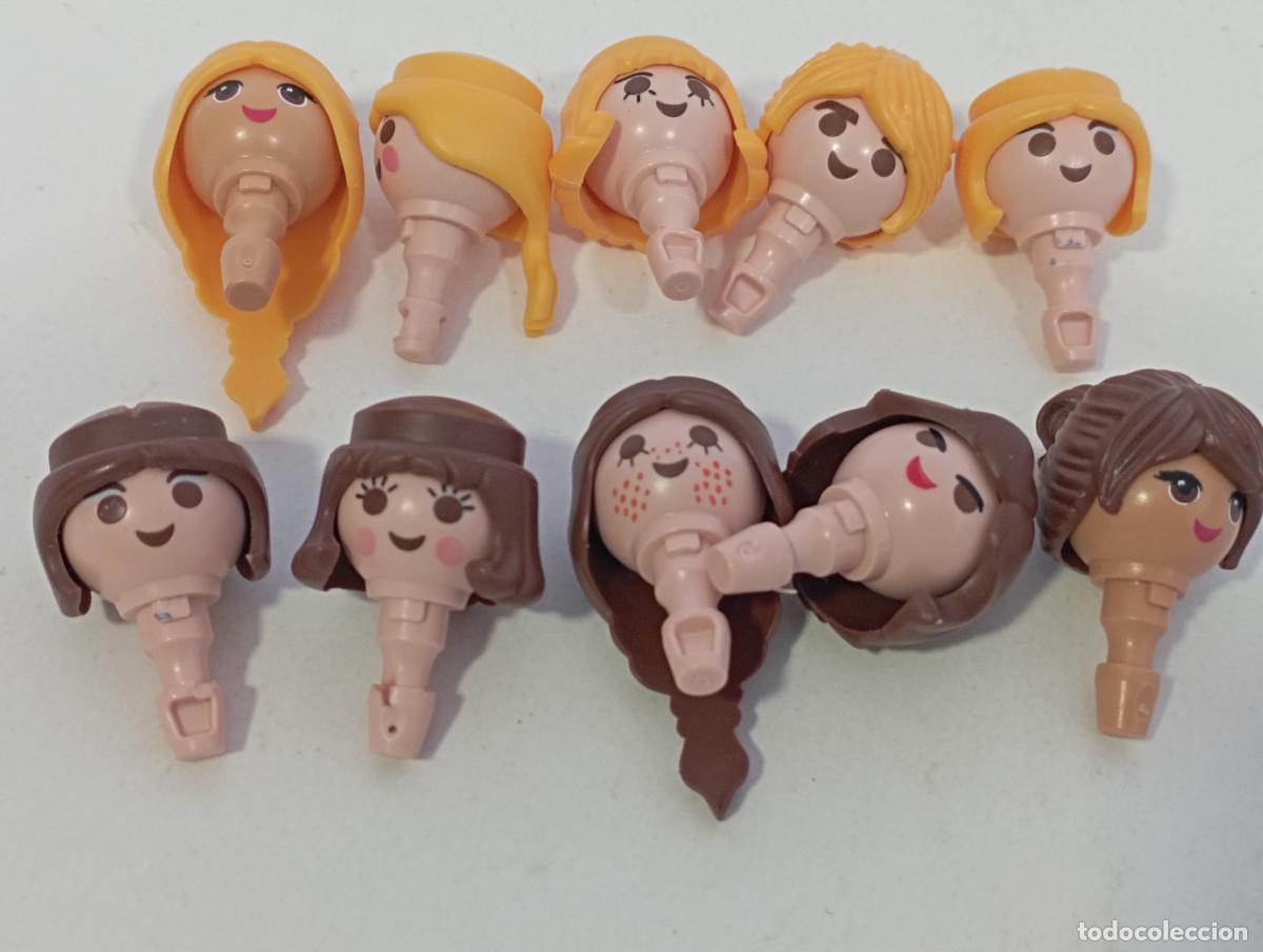 Playmobil: PLAYMOBIL 10 PELUCAS CON CABEZAS