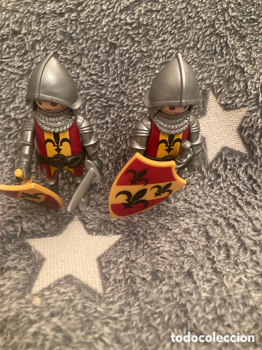 Playmobil: Playmobil Medievales Soldados Flor de Lis