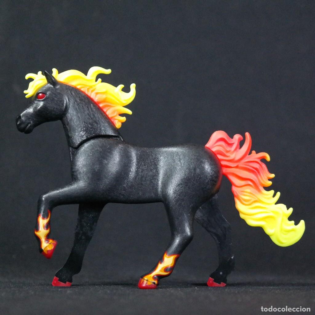 Playmobil: Playmobil caballo negro de fuego ☼