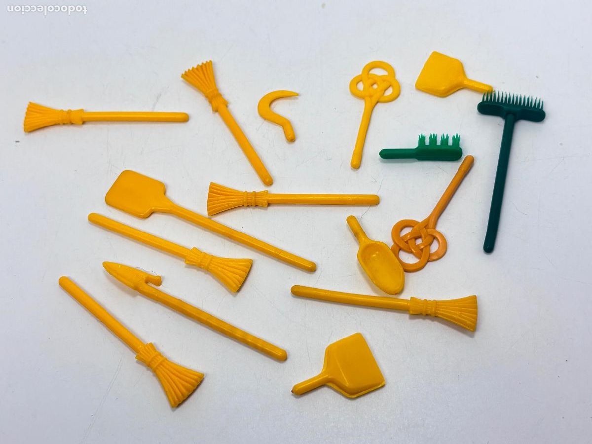 Playmobil: Playmobil lote escoba sacudidor hoz escoba recogedor casa oeste medieval