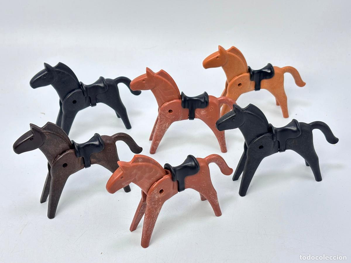 Playmobil: PLAYMOBIL lote caballo con silla de montar