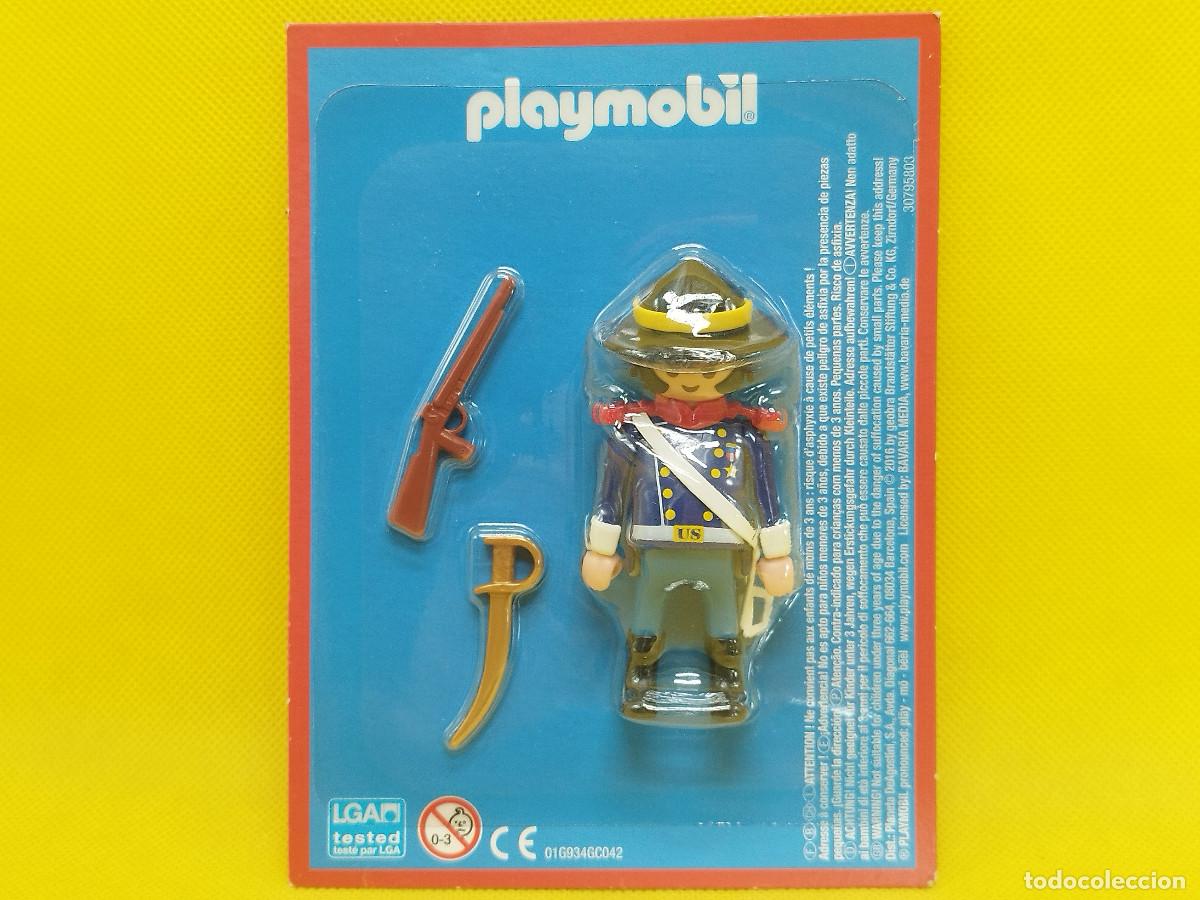 Playmobil: Playmobil Capit&aacute;n del fuerte colecci&oacute;n planeta, oficial yanqui