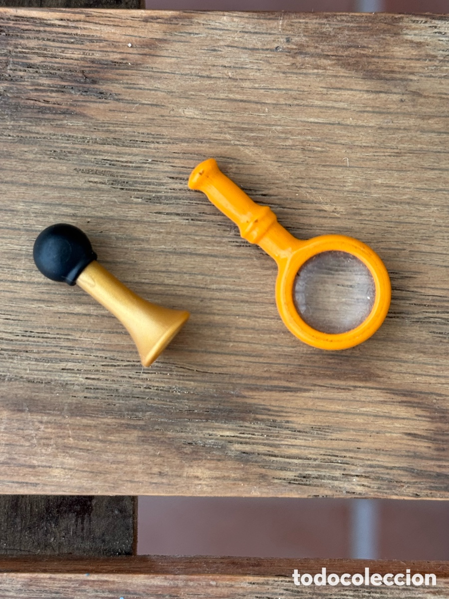 Playmobil: Playmobil Lupa Naranja у Bocina Dorada