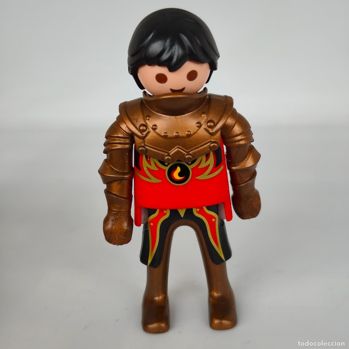Playmobil: PLAYMOBIL FIGURA GUERRERO NOVELMORE BRAZOS ARMADURA BRONCE - 2004