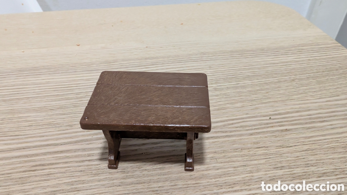 Playmobil: mesa descaralogada marron
