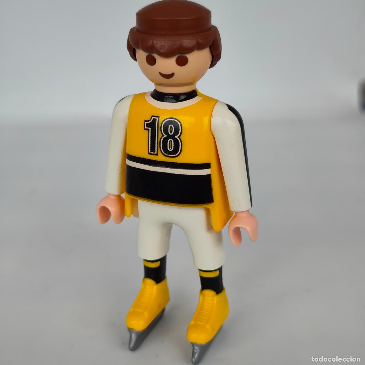 Playmobil: Playmobil. Patinador, jugador de Hockey hielo con los patines,
