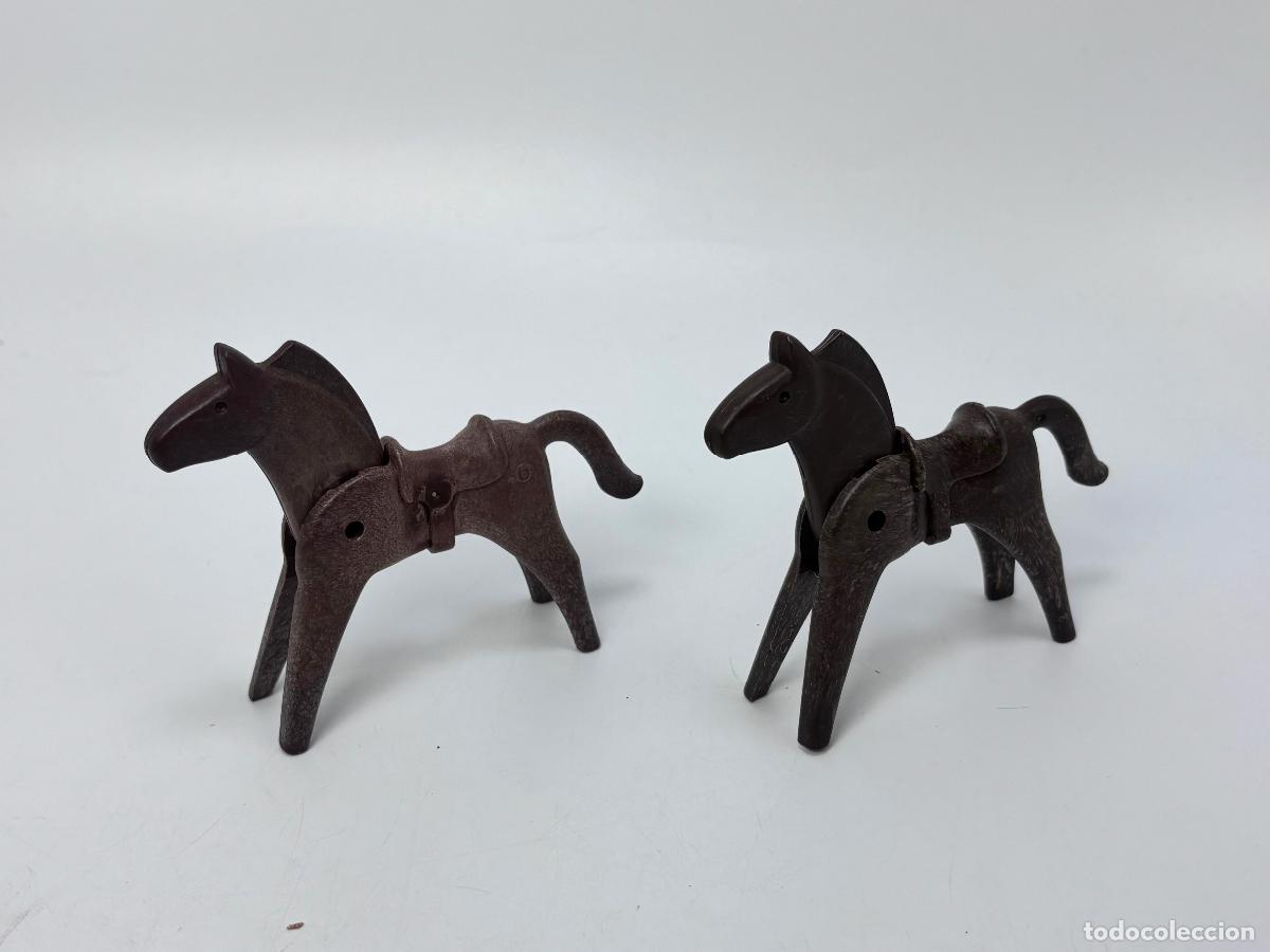 Playmobil: PLAYMOBIL lote caballo primera &eacute;poca