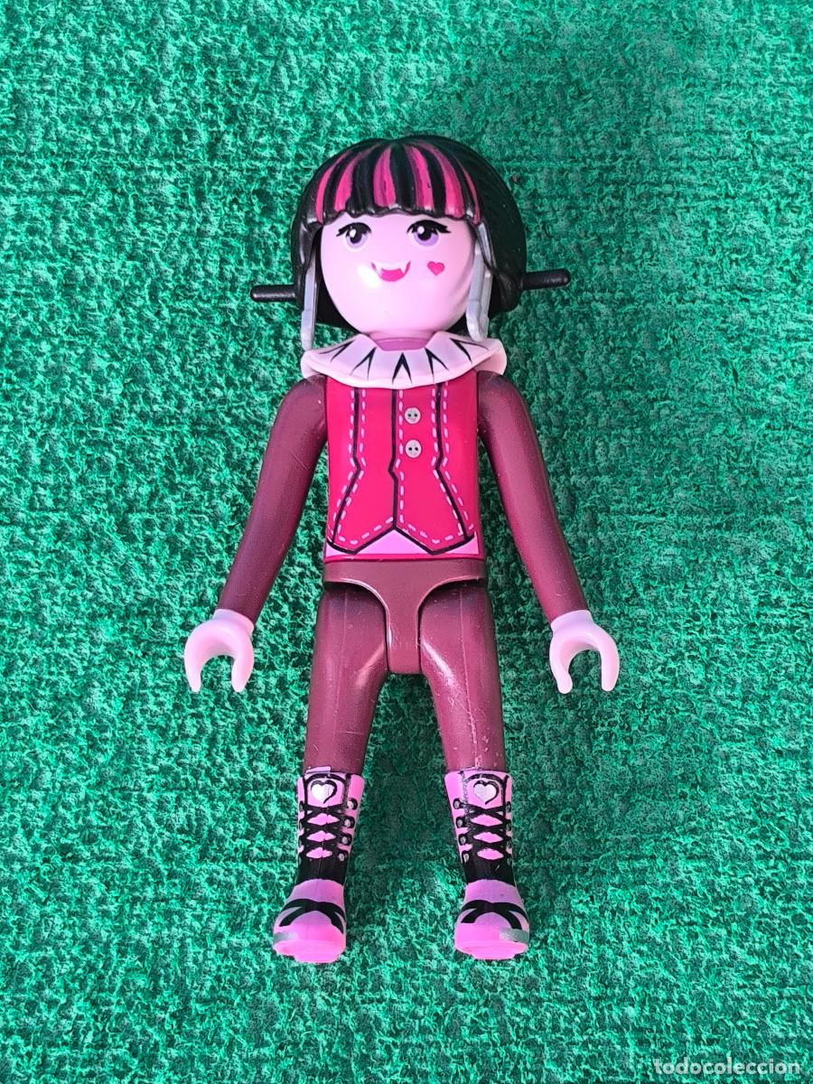 Playmobil: Playmobil figura chica mujer monster high Draculaura vampiros Halloween