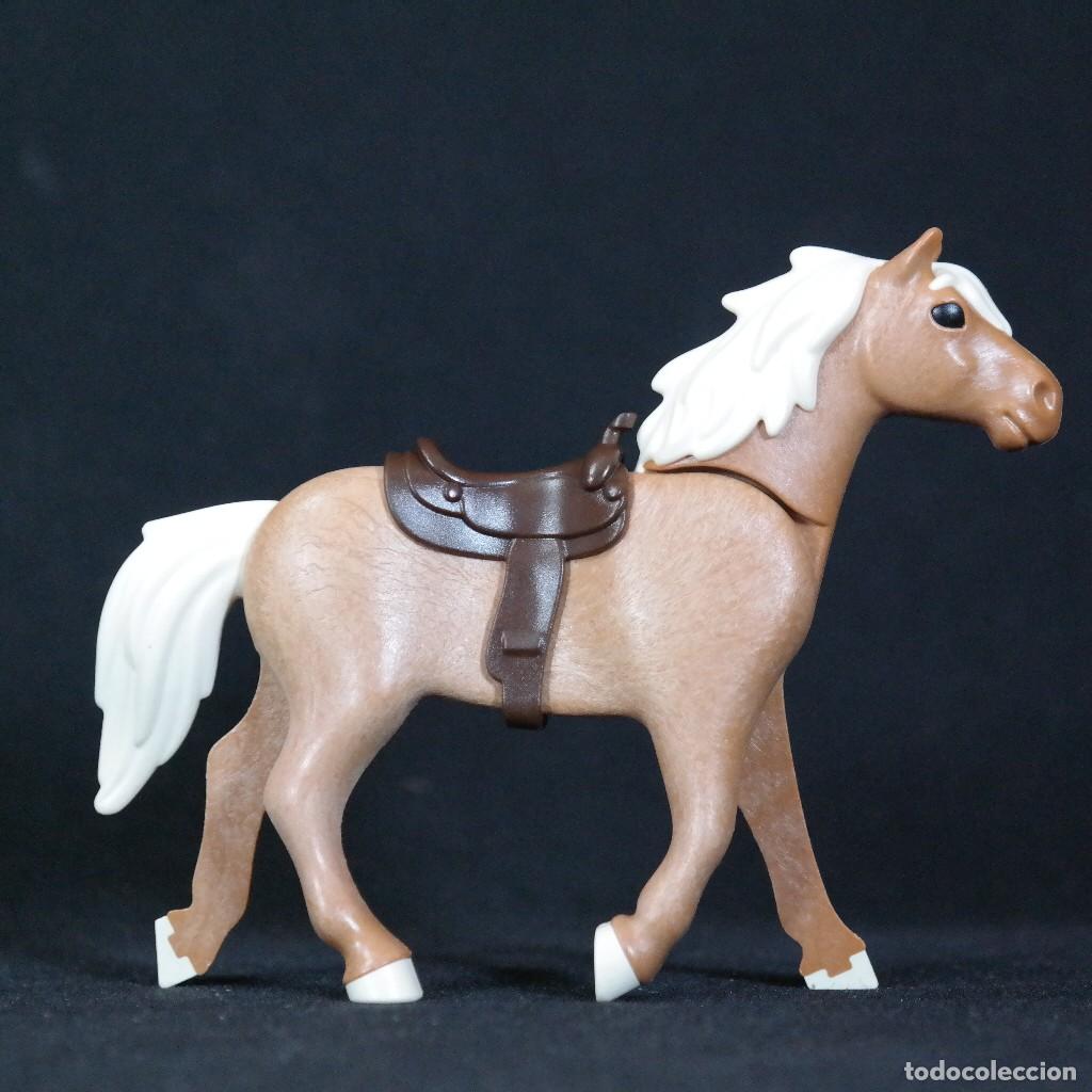 Playmobil: Playmobil caballo beige con montura ☼