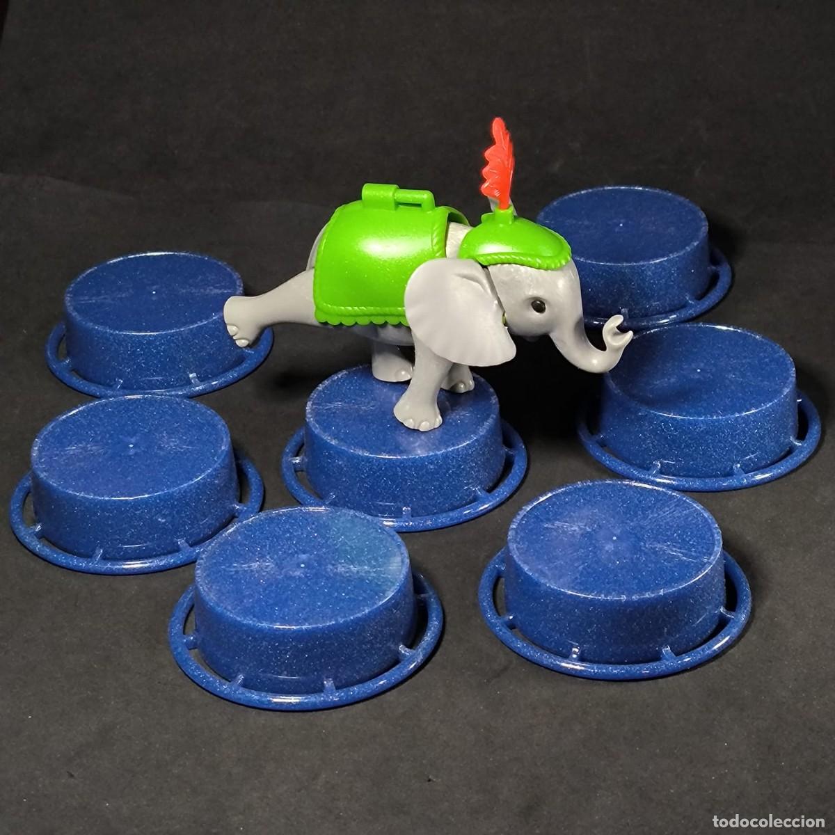 Playmobil: Playmobil elefante con bases azules brillantes ☼