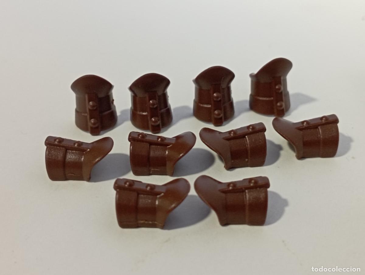 Playmobil: PLAYMOBIL 10 ARMADURA BRAZO CABALLERO MEDIEVAL ROMANO--MARR&Oacute;N