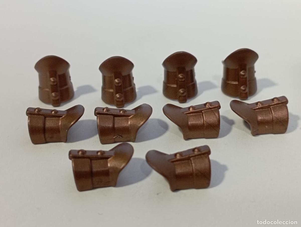Playmobil: PLAYMOBIL 10 ARMADURA BRAZO CABALLERO MEDIEVAL ROMANO--BRONCE