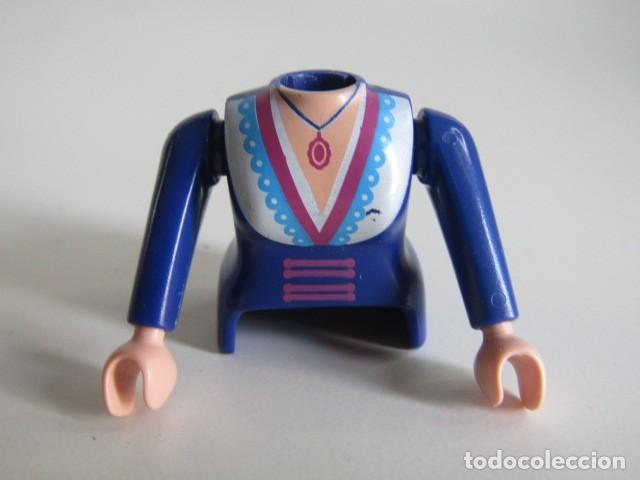 Playmobil: DIFICIL CUERPO ESPECIAL AZUL MUJER DAMA VICTORIANA CUSTOMS PLAYMOBIL