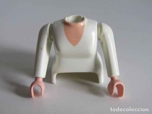 Playmobil: DIFICIL JUEGO DE TORSO Y BRAZOS BLANCOS DAMA PARA CUSTOM PLAYMOBIL