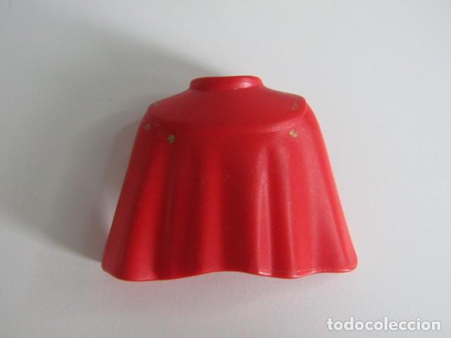 Playmobil: DIFICIL CAPA ROJA CORTA CABALLERO MEDIEVAL ANTIGUO PLAYMOBIL