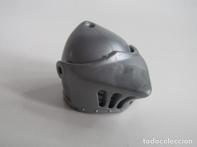 Playmobil: DIFICIL CASCO PLATEADO ESPECIAL CABALLERO MEDIEVAL ANTIGUO PLAYMOBIL