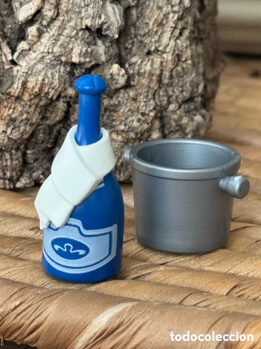 Playmobil: Playmobil Botella Champ&aacute;n Cubitera Servilleta