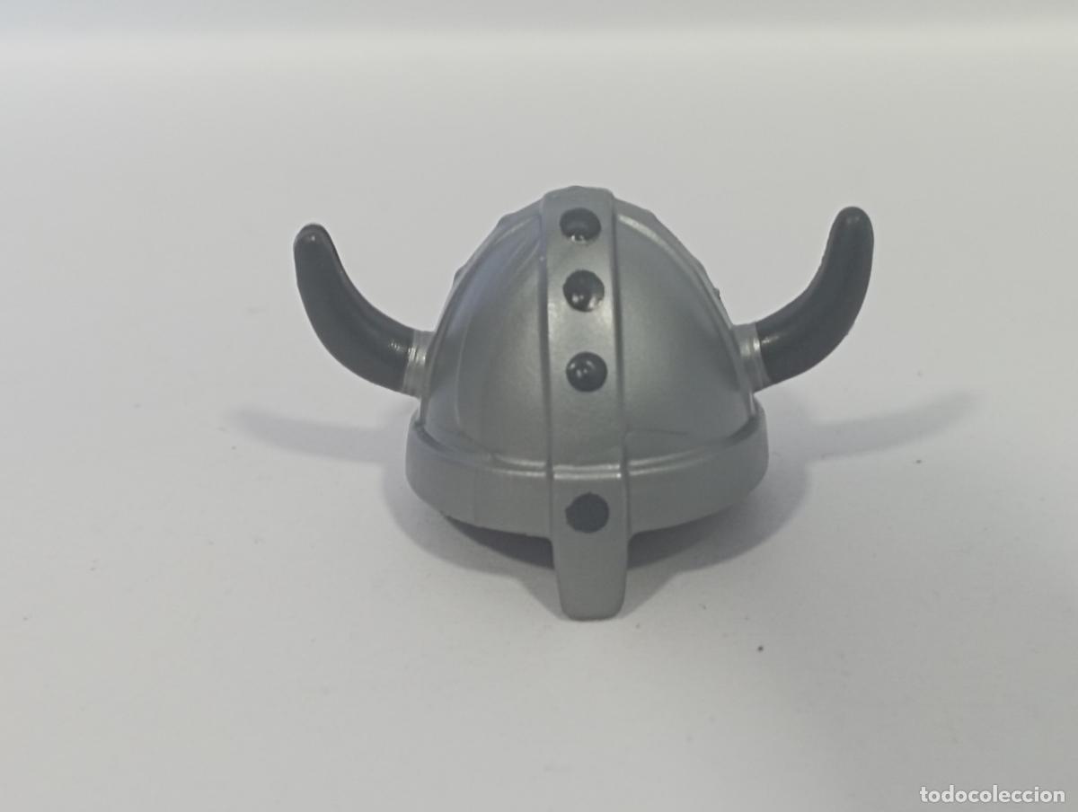 Playmobil: PLAYMOBIL CASCO VIKINGO MEDIEVAL ARMAS