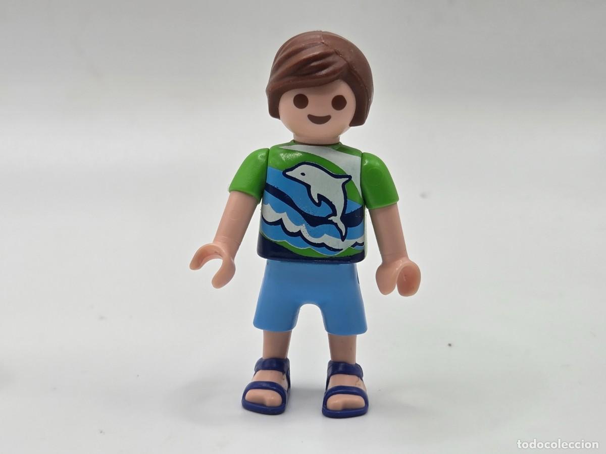 Playmobil: Playmobil ni&ntilde;o camiseta delfines ref. 9060, 4859