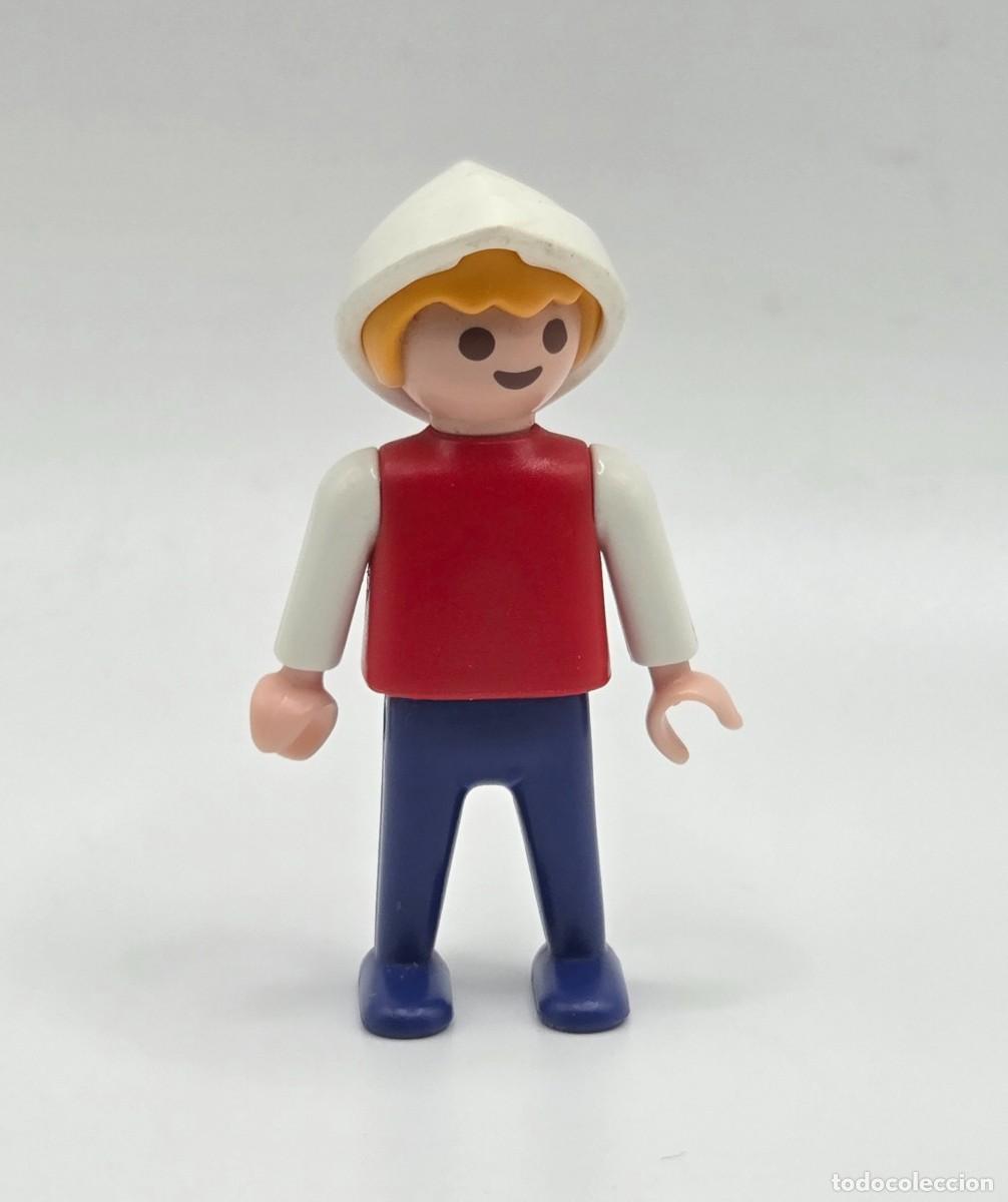 Playmobil: PLAYMOBIL NI&Ntilde;O TRACTOR GORRO BLANCO REF. 3715