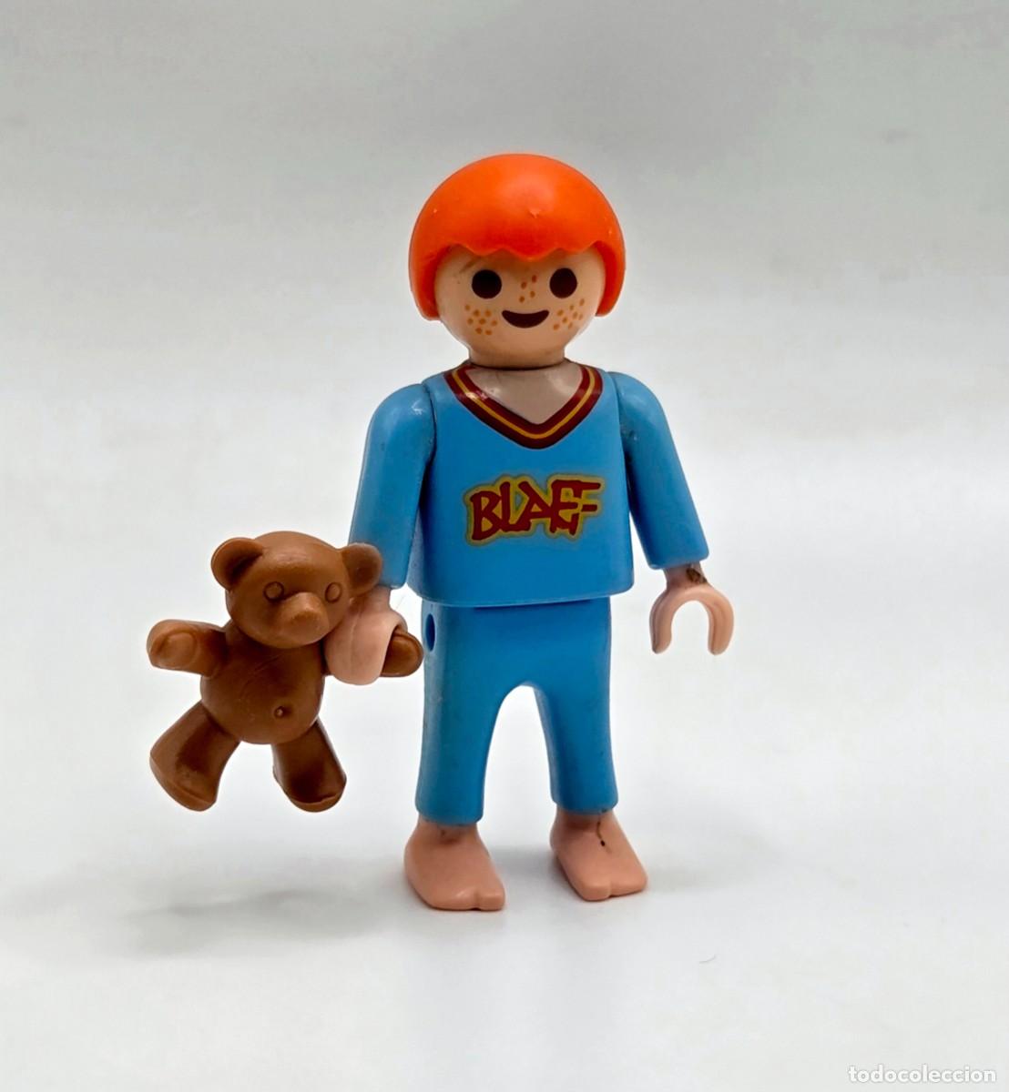 Playmobil: PLAYMOBIL NI&Ntilde;O PIJAMA CON OSITO REF. 4404