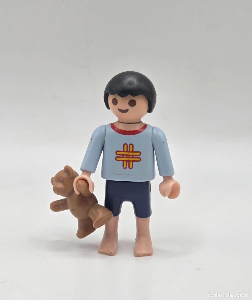 Playmobil: PLAYMOBIL NI&Ntilde;O PIJAMA CON OSITO REF. 4406