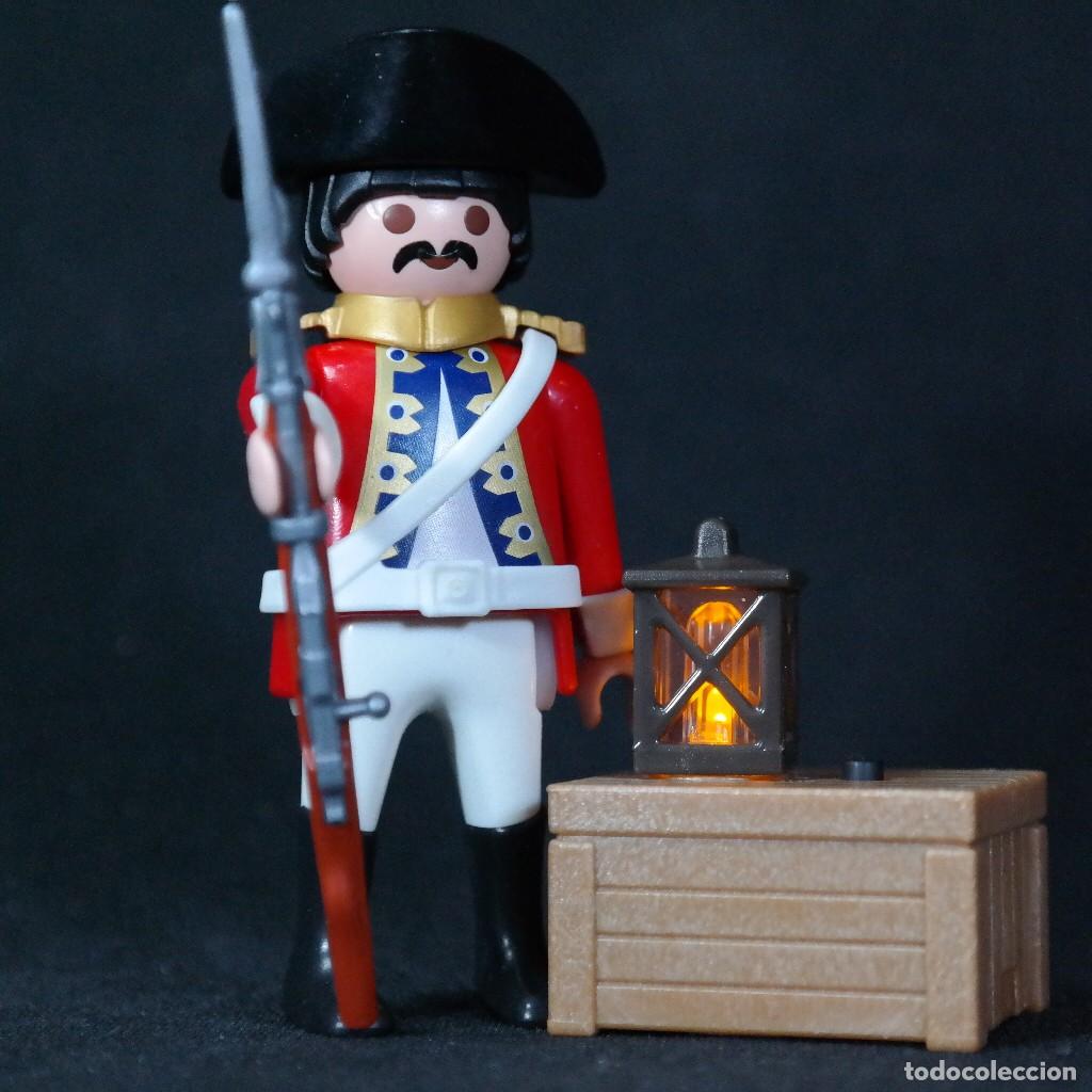 Playmobil: Playmobil soldado con farol con luz ☼