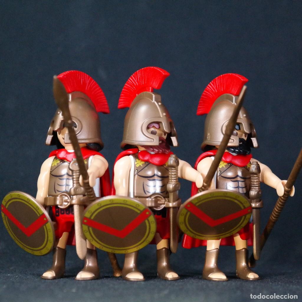 Playmobil: Playmobil 3 guerreros griegos ☼