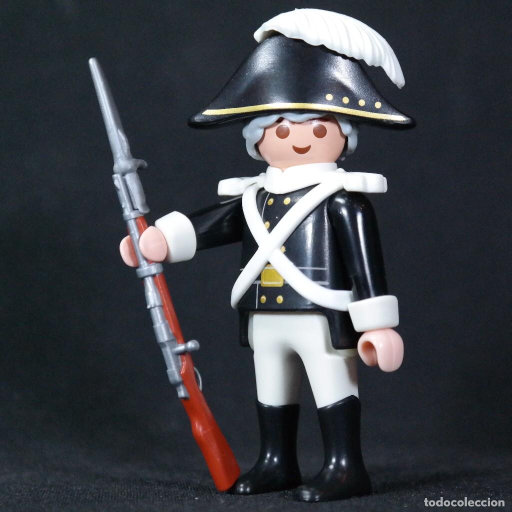 Playmobil: Playmobil soldado casaca negra ☼