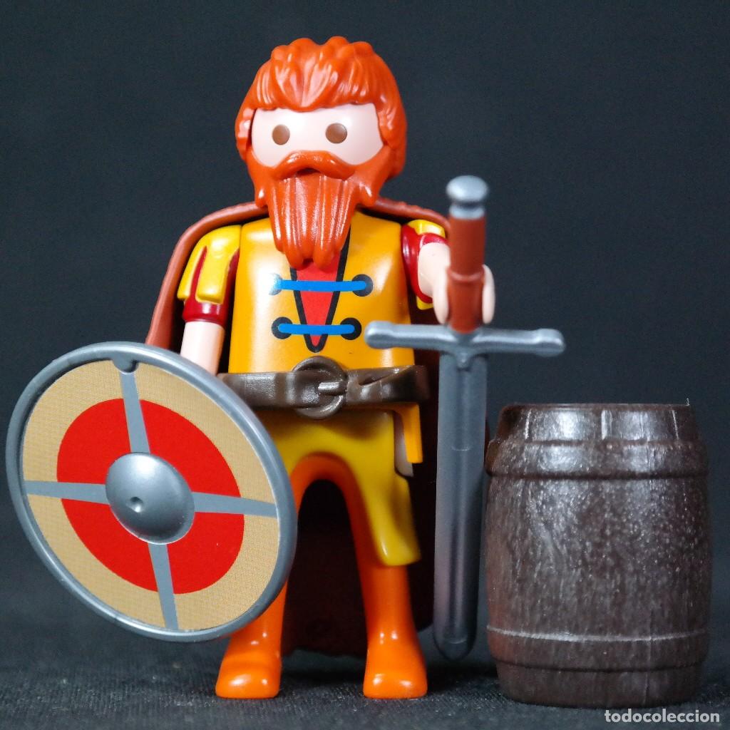 Playmobil: Playmobil vikingo pelirojo con trenza ☼